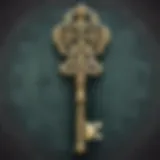 Elegant Vintage Skeleton Key