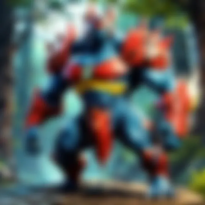 Elemental Mastery - A trainer showcasing proficiency in various Pokemon types