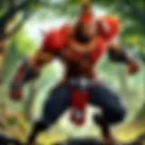 A focused athlete training with agility drills