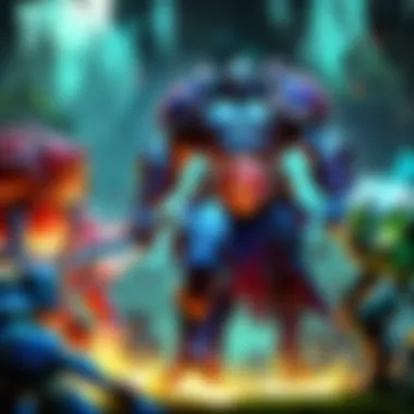 Dota heroes representing various professions in a dynamic play setting.