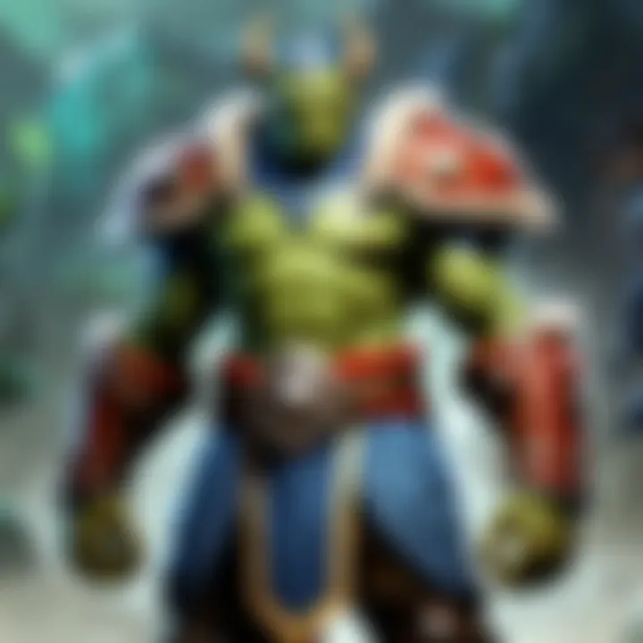 Collaboration between players showcasing effective communication in Dota.