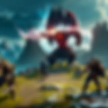 Epic Battle Scene in The Lord of the Rings Game