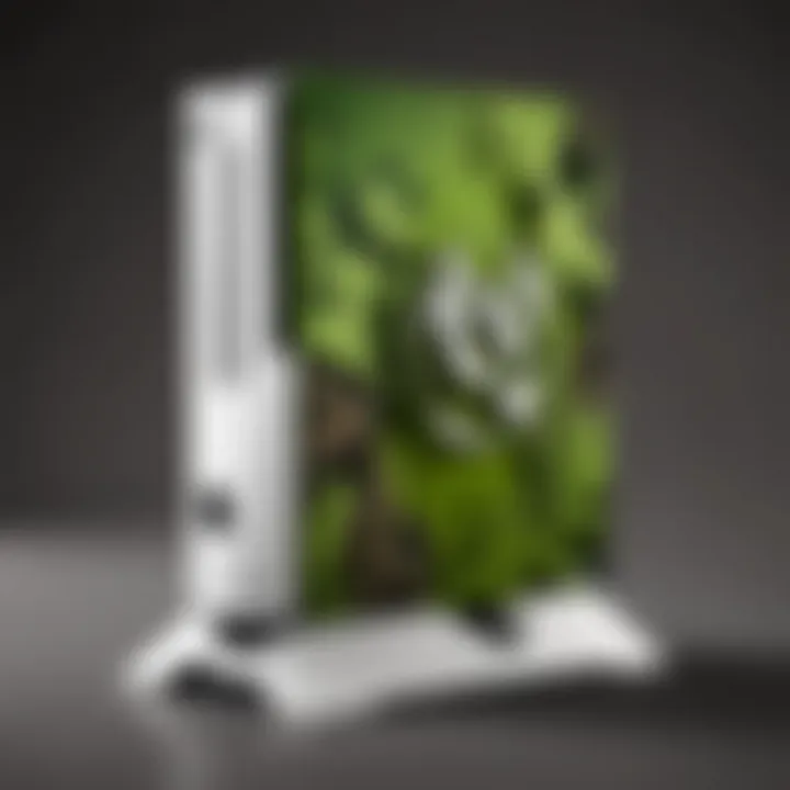 Well-ventilated Xbox One Series S stand in a gaming environment