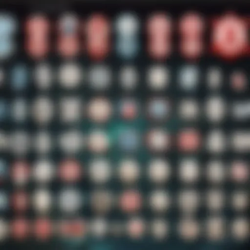 Various types of key cap removers displayed on a wooden surface.