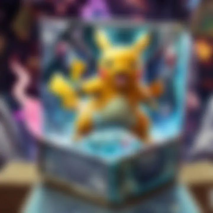 Ethereal Aura surrounding a Rare Pokemon Card in Big Box