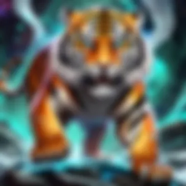 Ethereal Tiger in Cosmic Clash