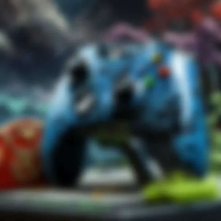 Visual representation of cloud gaming integration