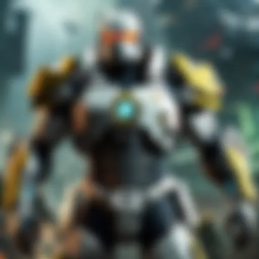 Sleek and futuristic Call of Duty game cover