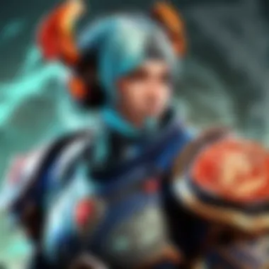 Digital illustration of a gaming keyboard with customizable RGB lighting