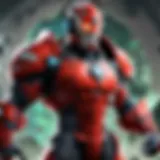 Virtual reality headset with futuristic design