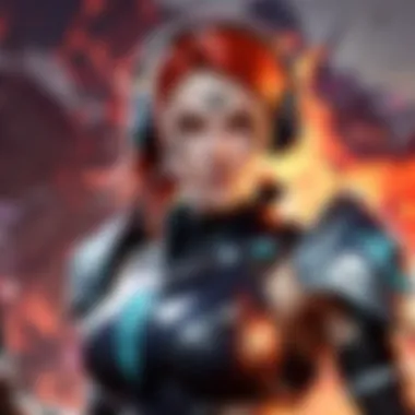 Abstract visualization of voice modulation software interface