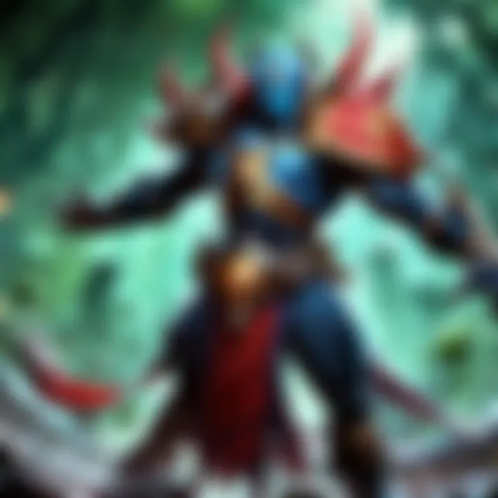 Dynamic Gameplay in Action Dynamic gameplay showcasing a competitive match