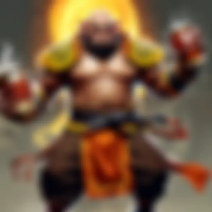 Brew Monk character showcasing unique abilities