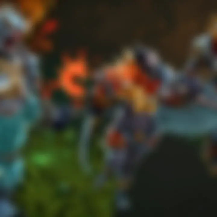 Visual representation of level boost mechanics in Dota