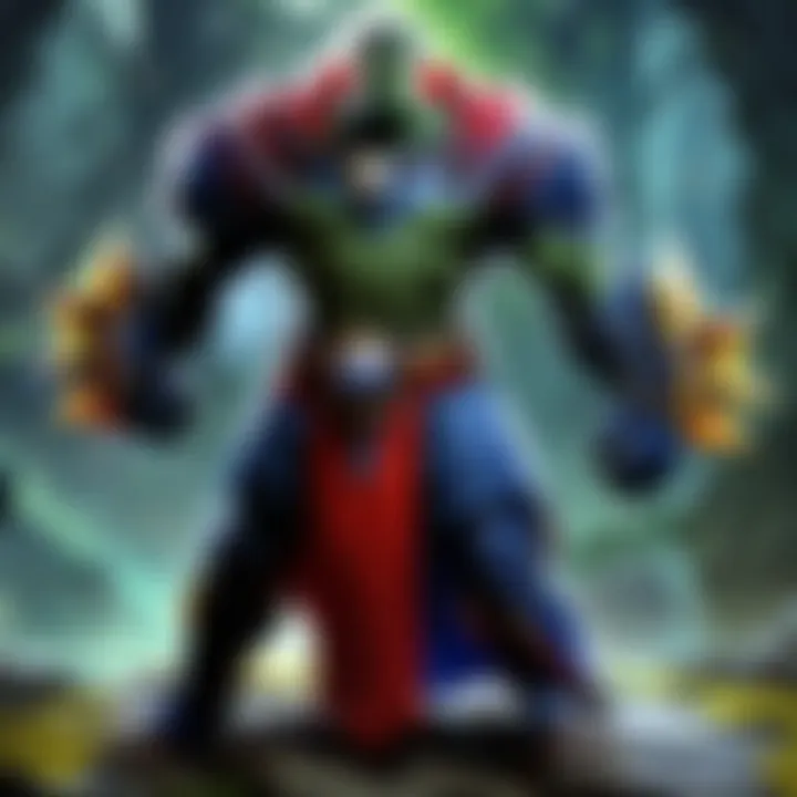 Mystical Hero Selection Screen