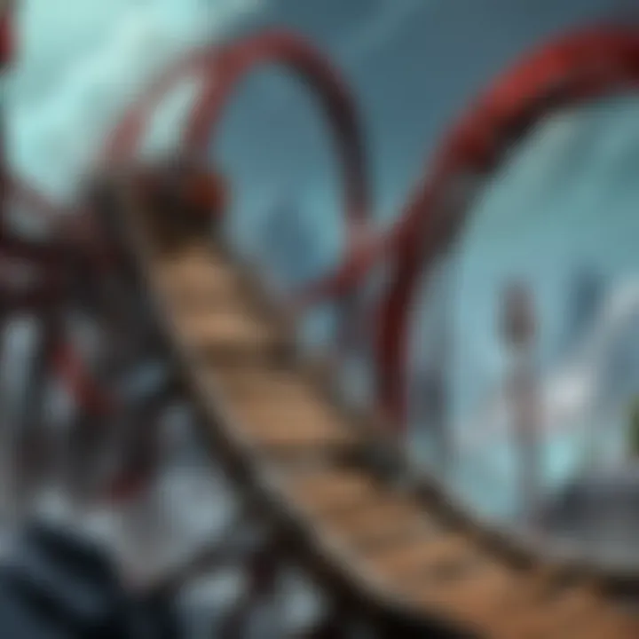 User interaction with the Roller Coaster Expansion Pack in a gaming setup