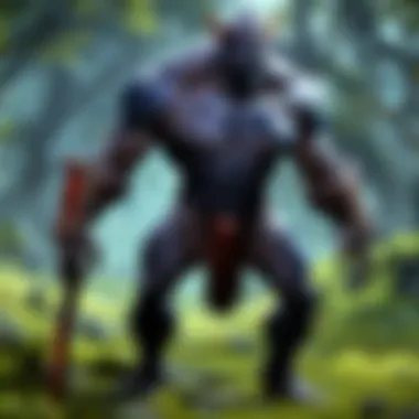 Dota gameplay footage being edited in software