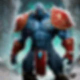 Dynamic Gaming Setup A dynamic gaming setup showcasing a high-resolution monitor displaying Dota