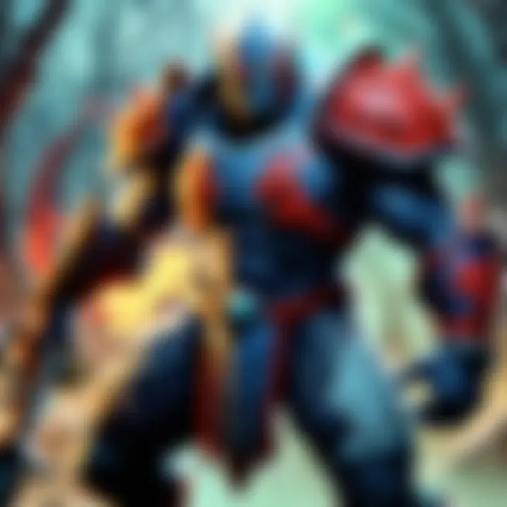 Player Immersed in Gameplay A player immersed in a first-person shooter game, focused on the screen