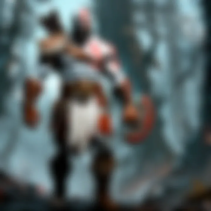 Character evolution depicted through Kratos's journey