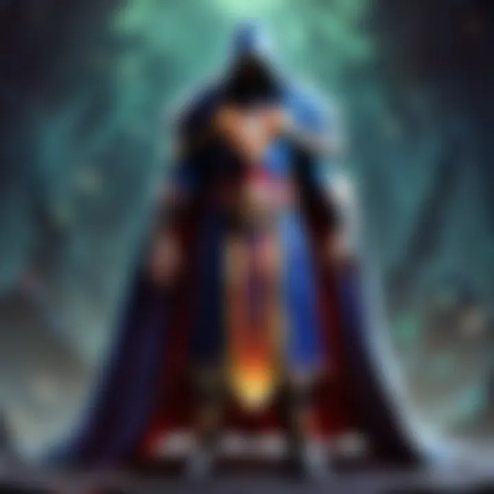 Mystical Cape draped over an antique wooden chair