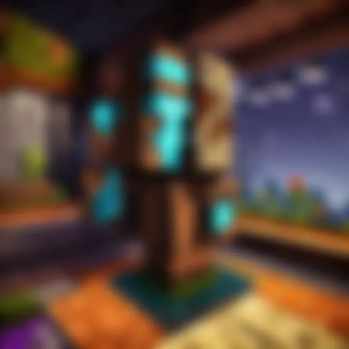 User engaging with interactive elements in Minecraft VR