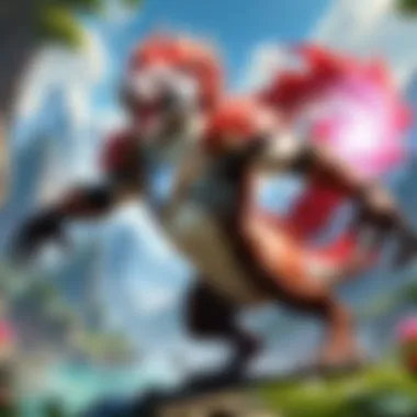 Close-up of unique creatures from the Ikoria set