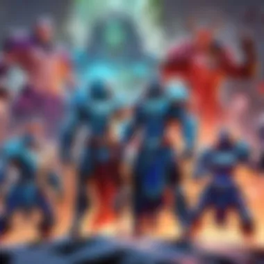 Team Dynamics with Magic Commanders Strategic team formation with magic commanders in action