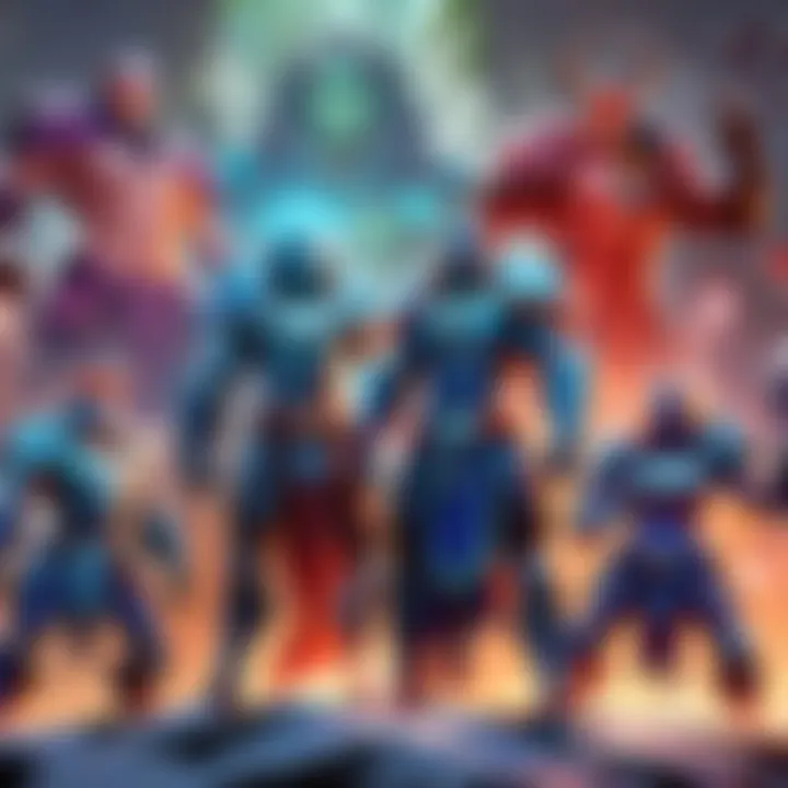 Team Dynamics with Magic Commanders Strategic team formation with magic commanders in action