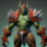 A strategic map highlighting diverse Dota playstyles