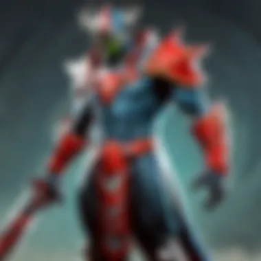 A player engaging with new skins during a competitive match in Dota.