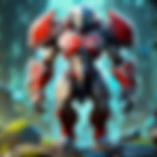 Futuristic Gaming World Artistic representation of a futuristic gaming world