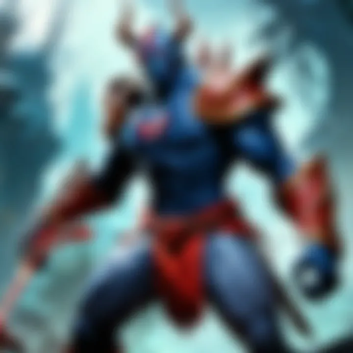 Creative depiction of gaming immersion and exploration