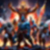 Dota Champions Celebrating Victory