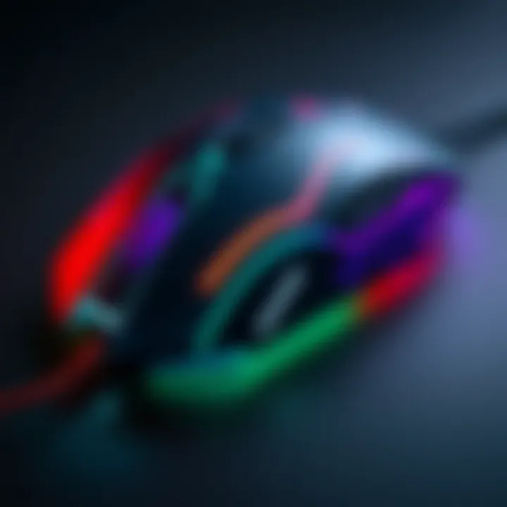 Customization settings of Pwnage Ambi Mouse displayed on a computer screen