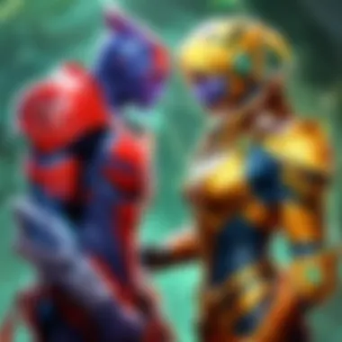 Abstract Digital Connection Concept