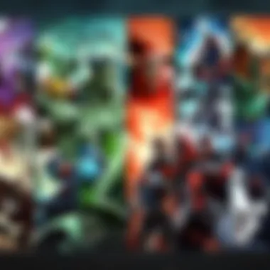 Dota heroes selection screen