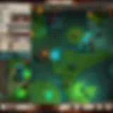 Streamlabs chat overlay interface in action during a Dota game