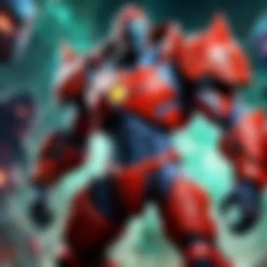 Virtual reality futuristic game interface