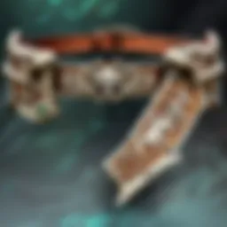 An illustration showcasing the Bone Collector Belt in Dota gameplay