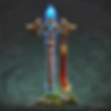 Diagram showing the strategic applications of the Magic Stick in team fights