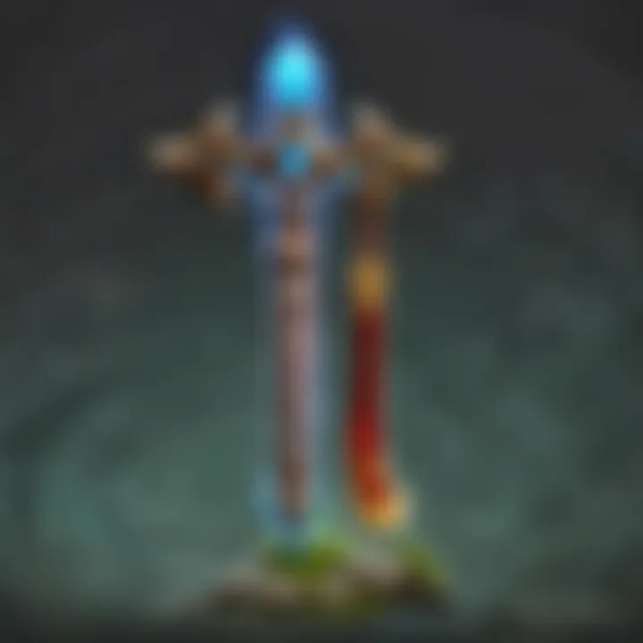 Diagram showing the strategic applications of the Magic Stick in team fights