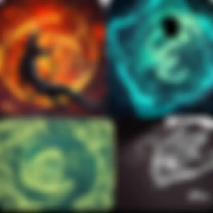 An infographic illustrating the evolution of mouse pads from basic to specialized designs.