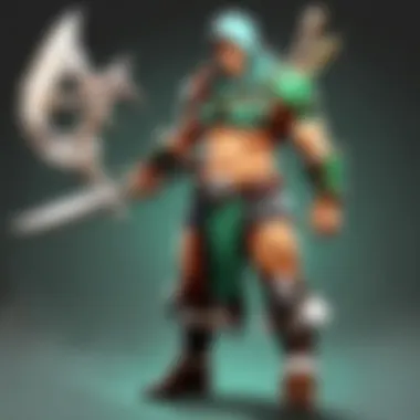 Understanding Hunter Cast Mechanics Conceptual visualization of Hunter Cast mechanics in Dota