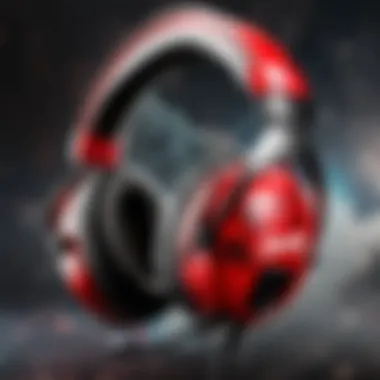Close-up view of HyperX Cloud headset showcasing its sturdy design