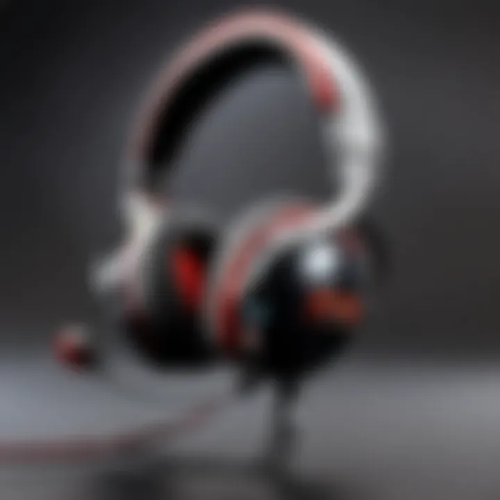 Split-screen comparison of HyperX Cloud and competing gaming headsets