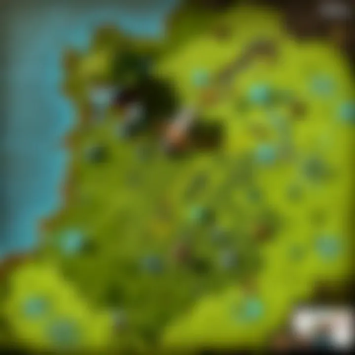 Strategic map highlighting Goblin Engineering influence on gameplay