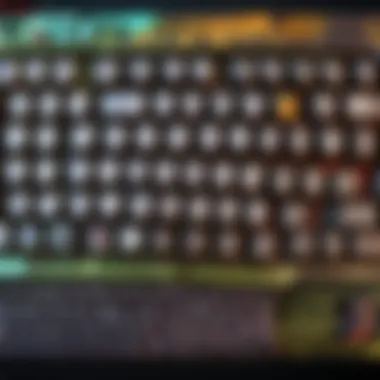 Comparison between standard and shrouded keyboard designs showcasing aesthetics