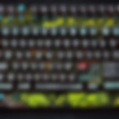 User testing different shrouded keyboards for personalized gaming setup