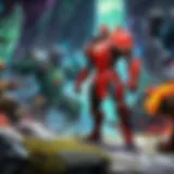 Dynamic esports event showcasing sponsor branding